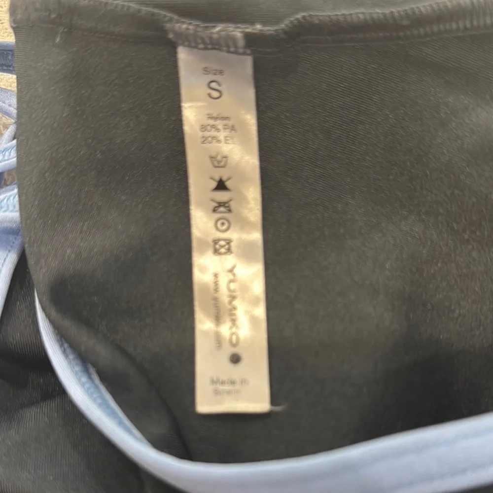 Yumiko Black and Blue Leotard - New - Picture 3 of 4